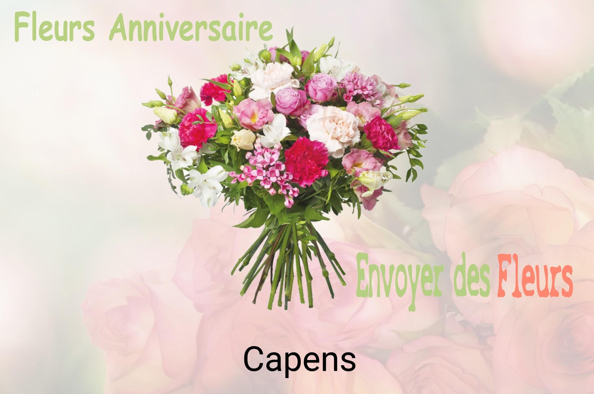 Bouquet de fleurs d’anniversaire livré à Capens